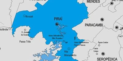 Piraí Belediyesi haritası