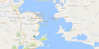 Plaj Botafogo haritası