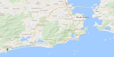 Plaj Recreio dos Bandeirantes haritası