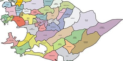Quartiers haritası Niterói