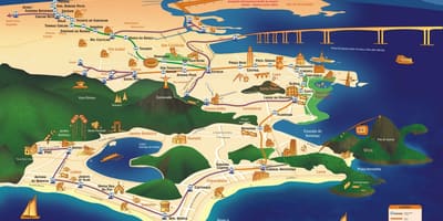 Rio haritası anıtlar