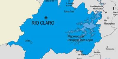 Rio Claro Belediyesi haritası