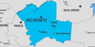 Rio das Flores Belediyesi haritası