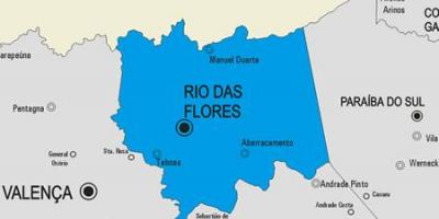 Rio das Ostras Belediyesi haritası
