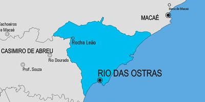 Rio de Janeiro Belediyesi haritası
