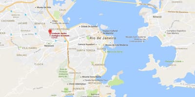 Rio de Janeiro Hayvanat Bahçesi haritası