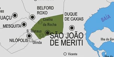 São João de Meriti Belediyesi haritası