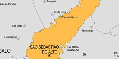 São Sebastião do Alto Belediyesi haritası