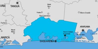 Saquarema Belediyesi haritası