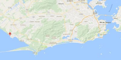 Sepetiba Plajı haritası