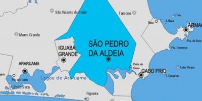 São Pedro da Köy Belediyesi haritası