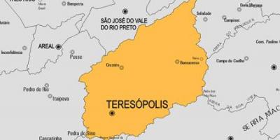 Teresópolis Belediyesi haritası