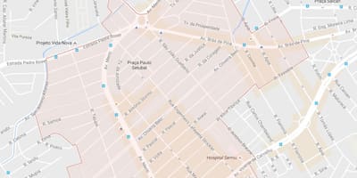 Vila da Penha haritası